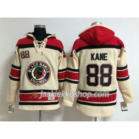 Miehille NHL Chicago Blackhawks Patrick Kane 88 Valkoinen Sawyer Hooded Sweatshirt